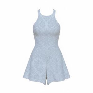 Angel Biba Lace Overlay Halter Romper